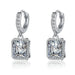 Wholesale White Sterling Silver Earrings JDC-ES-BLX074 Earrings 宝来兴 White Wholesale Jewelry JoyasDeChina Joyas De China