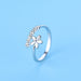 Wholesale white sterling silver ring JDC-RS-QLX024 Rings 巧兰轩 JZ027 Wholesale Jewelry JoyasDeChina Joyas De China