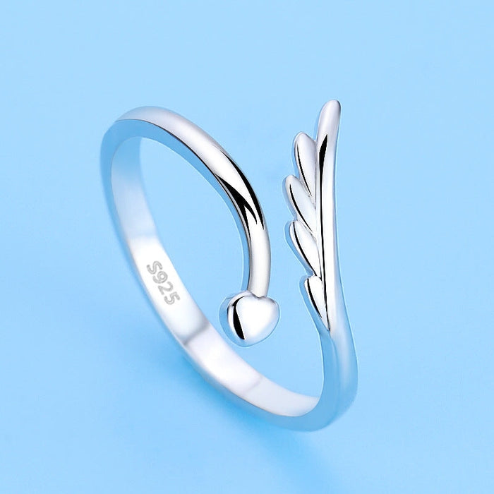 Wholesale white Sterling Silver Rings JDC-RS-QLX022 Rings 巧兰轩 1 Wholesale Jewelry JoyasDeChina Joyas De China