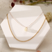 Bulk Jewelry Wholesale white temperament pearl golden ball alloy necklace JDC-NE-F356 Wholesale factory from China YIWU China