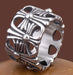Wholesale white titanium steel cross ring JDC-RS-NingL0010 Rings 宁蓝 10 Wholesale Jewelry JoyasDeChina Joyas De China