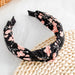 Wholesale wide brim fabric flower headband JDC-HD-JK-001 Headband 际恺 black Wholesale Jewelry JoyasDeChina Joyas De China