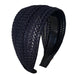 Wholesale wide-brimmed breathable mesh black hair band JDC-HD-Chunj001 Headband 纯界 Wholesale Jewelry JoyasDeChina Joyas De China