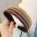 Wholesale wide-brimmed flat panel diamond-set hair band JDC-HD-O390 Headband 潮炫 Wholesale Jewelry JoyasDeChina Joyas De China