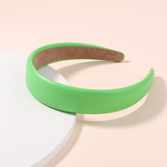 Wholesale wide edge Pu Headband JDC-HD-YL006 Headband 雅伦 666 Wholesale Jewelry JoyasDeChina Joyas De China
