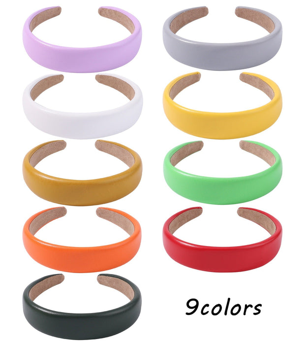 Wholesale wide edge Pu Headband JDC-HD-YL006 Headband 雅伦 Wholesale Jewelry JoyasDeChina Joyas De China