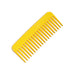 Wholesale wide tooth PP comb JDC-CM-Shangs0024 Comb 上世 yellow Wholesale Jewelry JoyasDeChina Joyas De China