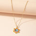 Wholesale wind fairy Korean fashion Flower Necklace JDC-NE-AYN109 NECKLACE JoyasDeChina X818- flower necklace. Wholesale Jewelry JoyasDeChina Joyas De China