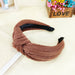 Wholesale wine red knitted headband JDC-HD-O265 Headband JoyasDeChina Coffee Wholesale Jewelry JoyasDeChina Joyas De China