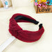 Wholesale wine red knitted headband JDC-HD-O265 Headband JoyasDeChina Wine red Wholesale Jewelry JoyasDeChina Joyas De China