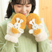 Wholesale winter cute cartoon lamb gloves JDC-GS-GSTR004 Gloves JoyasDeChina Yellow One size fits all Wholesale Jewelry JoyasDeChina Joyas De China