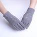 Wholesale winter warm gloves JDC-GS-GSZX0002 Gloves JoyasDeChina Falling gray Average code Wholesale Jewelry JoyasDeChina Joyas De China
