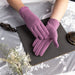 Wholesale winter warm gloves JDC-GS-GSZX0002 Gloves JoyasDeChina Lace edge purple Average code Wholesale Jewelry JoyasDeChina Joyas De China