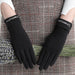 Wholesale winter warm gloves JDC-GS-GSZX0002 Gloves JoyasDeChina Letter black Average code Wholesale Jewelry JoyasDeChina Joyas De China