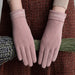 Wholesale winter warm gloves JDC-GS-GSZX0002 Gloves JoyasDeChina Letter pink Average code Wholesale Jewelry JoyasDeChina Joyas De China