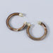 Wholesale Women's alloy geometric earrings JDC-ES-JL724 Earrings 氿乐 Brown Wholesale Jewelry JoyasDeChina Joyas De China