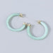 Wholesale Women's alloy geometric earrings JDC-ES-JL724 Earrings 氿乐 green Wholesale Jewelry JoyasDeChina Joyas De China
