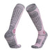 Wholesale Women's long ski socks JDC-SK-LZL018 Sock 两只狼 pink 35-39 Wholesale Jewelry JoyasDeChina Joyas De China