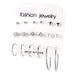 Wholesale Women's metal crystal earrings JDC-ES-F618 Earrings 韩之尚 silver Wholesale Jewelry JoyasDeChina Joyas De China