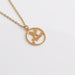 Wholesale women's Pendant Necklace JDC-NE-ML102 NECKLACE JoyasDeChina Ml-ssn00154 golden + O sub chain Wholesale Jewelry JoyasDeChina Joyas De China