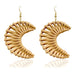 Wholesale wooden splicing bamboo, rattan and grass woven Earrings JDC-ES-ZF001 Earrings JoyasDeChina Fujiwara 92 Wholesale Jewelry JoyasDeChina Joyas De China