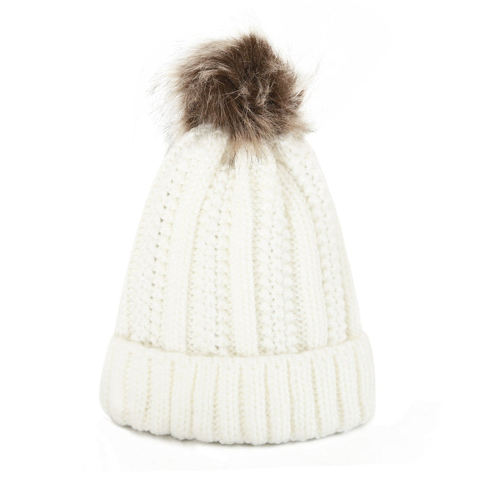 Wholesale wool ball cap Acrylic fiber knitted warm hat JDC-FH-GSJS005 Fashionhat 嘉时 white one size Wholesale Jewelry JoyasDeChina Joyas De China