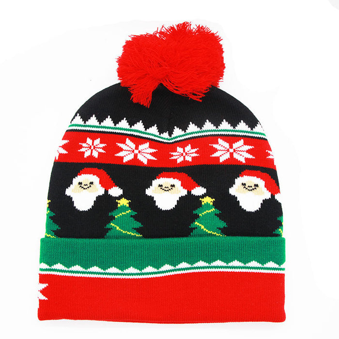Wholesale wool ball knitted christmas hat JDC-FH-GSYH010 Fashionhat 予画 4 one size Wholesale Jewelry JoyasDeChina Joyas De China