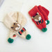 Wholesale wool deer multicolor Christmas scarf JDC-SC-LH003 scarf 旅禾 Wholesale Jewelry JoyasDeChina Joyas De China