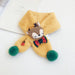 Wholesale wool deer multicolor Christmas scarf JDC-SC-LH003 scarf 旅禾 turmeric Wholesale Jewelry JoyasDeChina Joyas De China