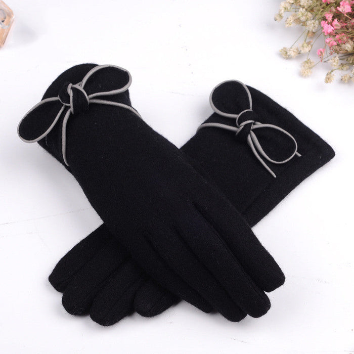 Wholesale wool gloves JDC-GS-GSZX006 Gloves JoyasDeChina Black to gray - Wholesale Jewelry JoyasDeChina Joyas De China