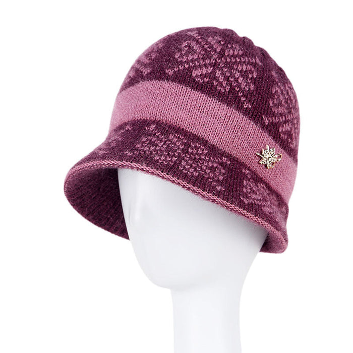 Wholesale wool knitted hat JDC-FH-GSXR017 Fashionhat 新锐 Lavender One size fits all Wholesale Jewelry JoyasDeChina Joyas De China