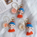 Wholesale Wool pearl earrings girl Keychains JDC-KC-LX036 Keychains 恋希 Wholesale Jewelry JoyasDeChina Joyas De China