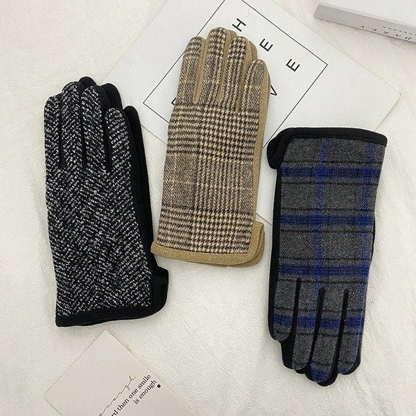 Wholesale wool warm men's gloves JDC-GS-BX-002 Gloves 伯循 Wholesale Jewelry JoyasDeChina Joyas De China