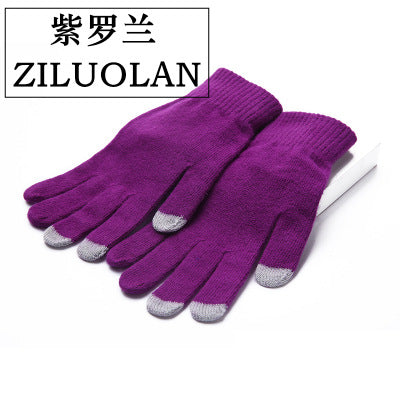 Wholesale wool white gloves JDC-GS-GSSN002 Gloves JoyasDeChina purple Average code Wholesale Jewelry JoyasDeChina Joyas De China