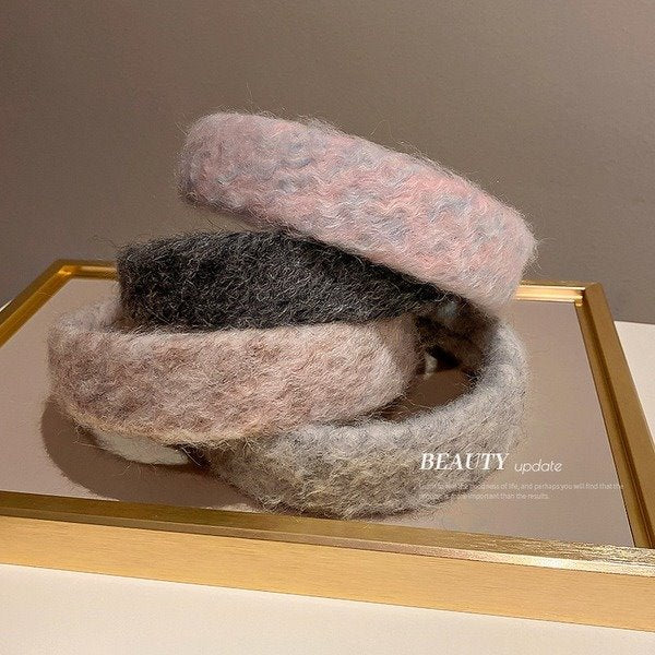 Wholesale woolen cloth sponge headband JDC-HD-BY012 Headband 宝钰 Wholesale Jewelry JoyasDeChina Joyas De China
