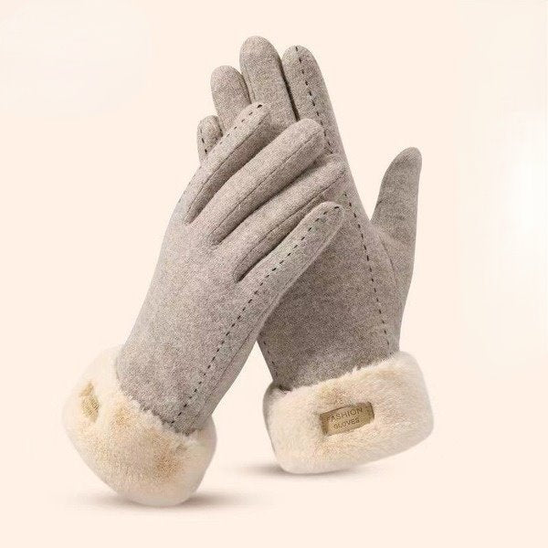 Wholesale woolen thickened warm ladies gloves JDC-GS-BX-015 Gloves 伯循 Wholesale Jewelry JoyasDeChina Joyas De China