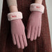 Wholesale woolen thickened warm ladies gloves JDC-GS-BX-015 Gloves 伯循 Wholesale Jewelry JoyasDeChina Joyas De China