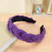 Wholesale woolen twist braid headband JDC-HD-O299 Headband 潮炫 blue Wholesale Jewelry JoyasDeChina Joyas De China