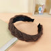 Wholesale woolen twist braid headband JDC-HD-O299 Headband 潮炫 gray Wholesale Jewelry JoyasDeChina Joyas De China