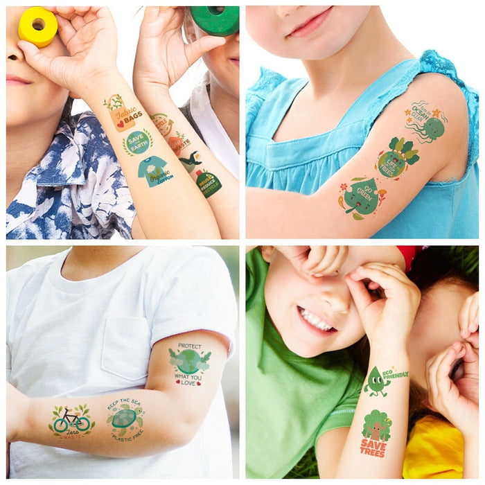 Wholesale World Environmental Day Waterproof Tattoo Stickers JDC-TS-XLM001 Sticker 星里美 Wholesale Jewelry JoyasDeChina Joyas De China
