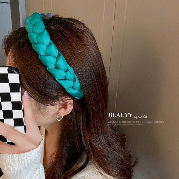 Wholesale woven sponge cloth plastic headband JDC-HD-BY006 Headband 宝钰 Wholesale Jewelry JoyasDeChina Joyas De China
