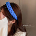 Wholesale woven sponge cloth plastic headband JDC-HD-BY006 Headband 宝钰 Wholesale Jewelry JoyasDeChina Joyas De China