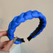 Wholesale woven sponge cloth plastic headband JDC-HD-BY006 Headband 宝钰 blue Wholesale Jewelry JoyasDeChina Joyas De China