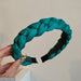 Wholesale woven sponge cloth plastic headband JDC-HD-BY006 Headband 宝钰 green Wholesale Jewelry JoyasDeChina Joyas De China