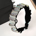 Wholesale wrinkled full diamond glittering Headband JDC-HD-YingT003 Headband 迎泰 3.5AB2 Wholesale Jewelry JoyasDeChina Joyas De China