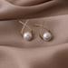 Wholesale X letter pearl cross earrings JDC-ES-W345 Earrings JoyasDeChina Wholesale Jewelry JoyasDeChina Joyas De China