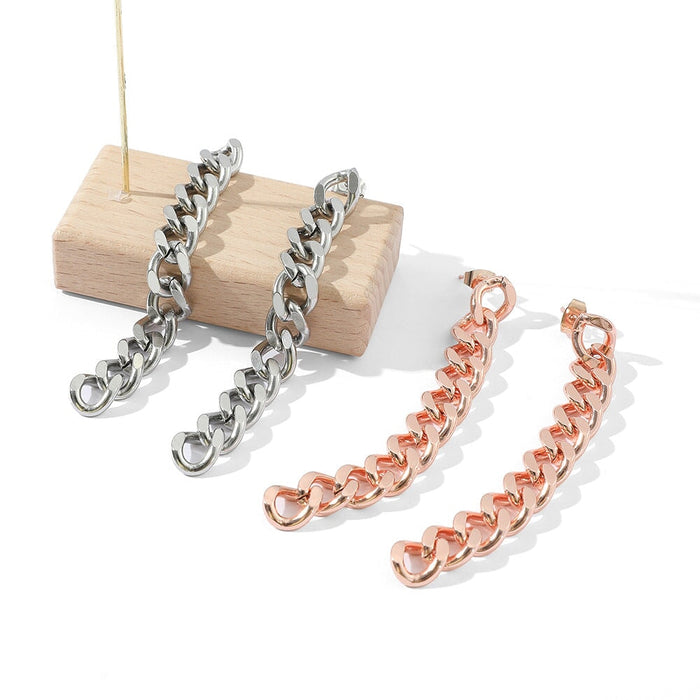 Wholesale xiaoxiangfeng trend stainless steel Sen Earrings JDC-ES-ZhuoX003 Earrings 卓星 Wholesale Jewelry JoyasDeChina Joyas De China