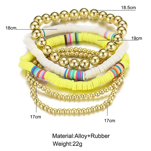 Wholesale yellow alloy Bohemian Bracelet Set JDC-BT-F907 Bracelet 韩之尚 Wholesale Jewelry JoyasDeChina Joyas De China