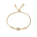 Wholesale yellow alloy bracelet JDC-BT-YinX002 Bracelet 伊杏 champagne gold Wholesale Jewelry JoyasDeChina Joyas De China