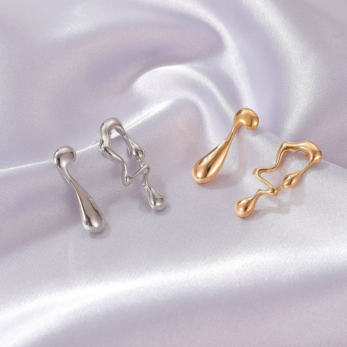 Wholesale yellow alloy earrings JDC-ES-D755 Earrings 晴雯 Wholesale Jewelry JoyasDeChina Joyas De China